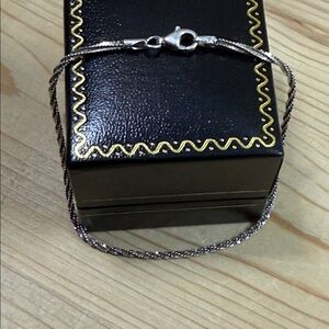 Elegant Silver Chain Bracelet sterling 925